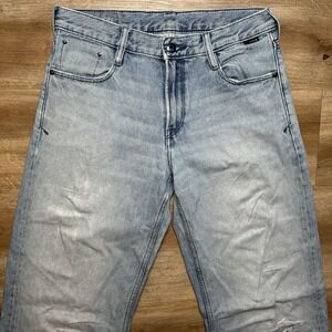 G Star RAW Jeans Women 26x32 (Fits 29x34) Blue Judee Loose Baggy Distressed Pant